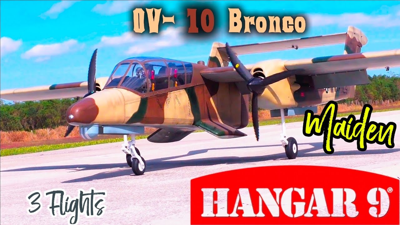 Big Boy in the Sky! Hanger 9 OV-10 Bronco Maiden + 3 Flights at NOMAC Field