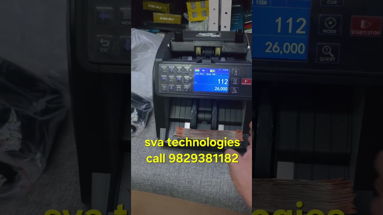 Cash Counting and paper shredder machines