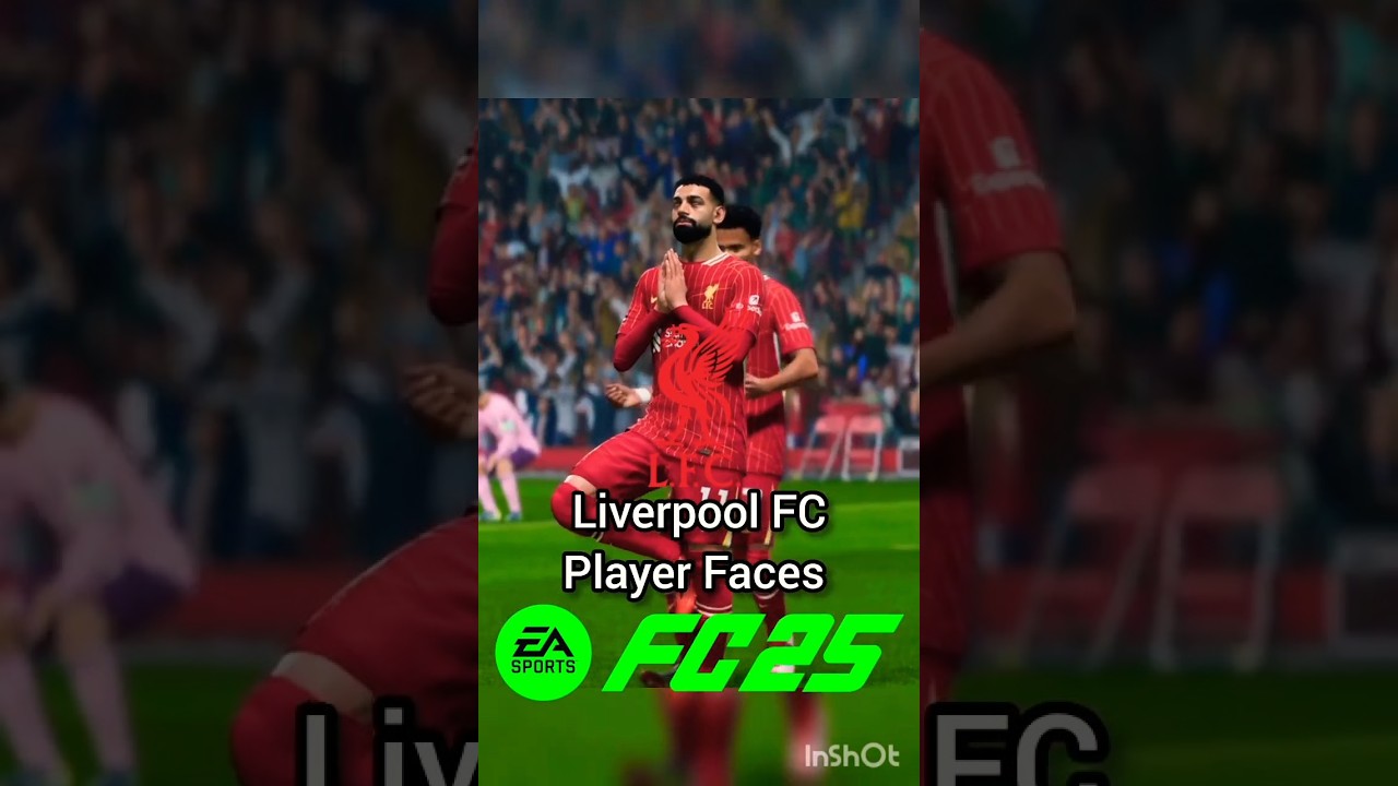 Liverpool FC Player Faces in FC25 #liverpool #fc25 #soccer #premierleague #fypage #fypシ゚viral