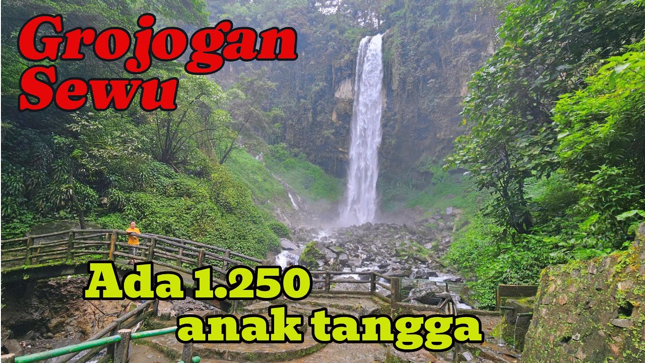 Grojogan Sewu Tawangmangu, Air terjun tertinggi di lereng Gunung Lawu
