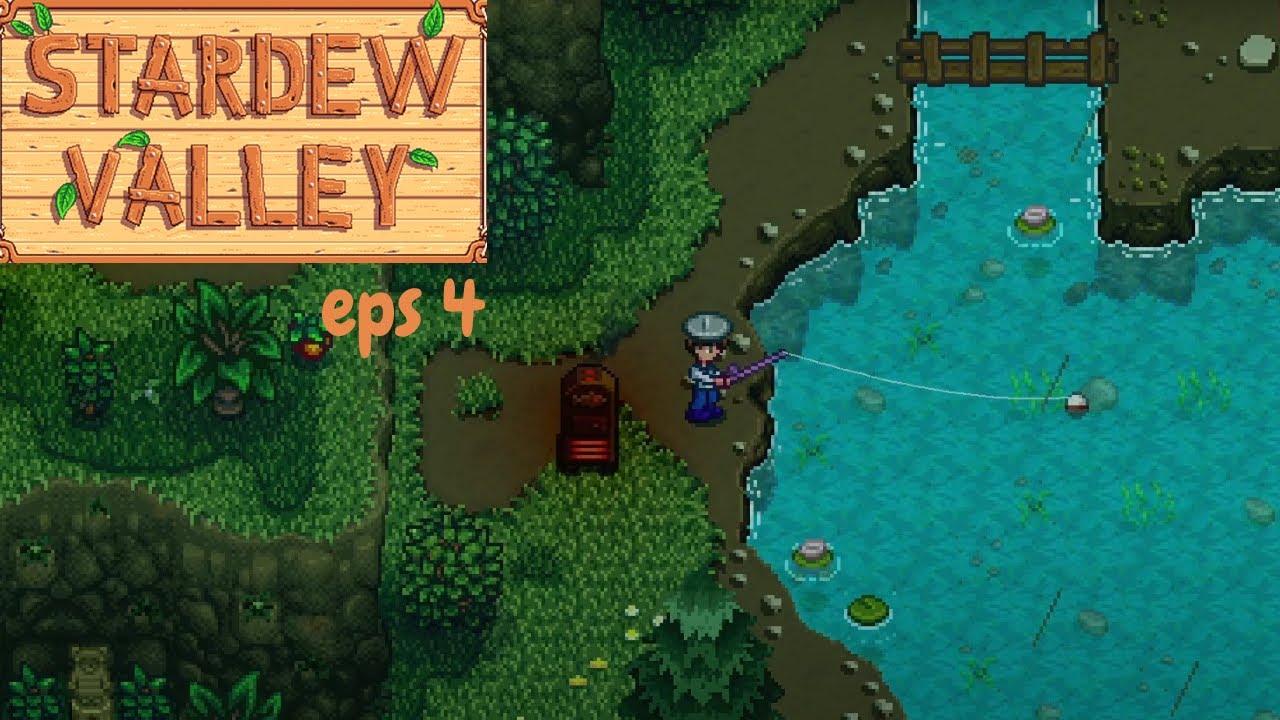 Relaxing Rainy Stardew Valley For Sleep (No Commentary)