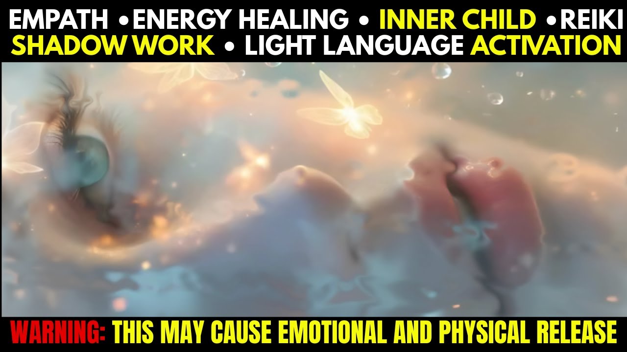 Release suppressed emotions - shadow work - empath energy healing - light language activation
