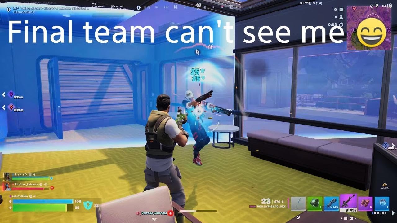 Fortnite ZB - Final trio destroyed