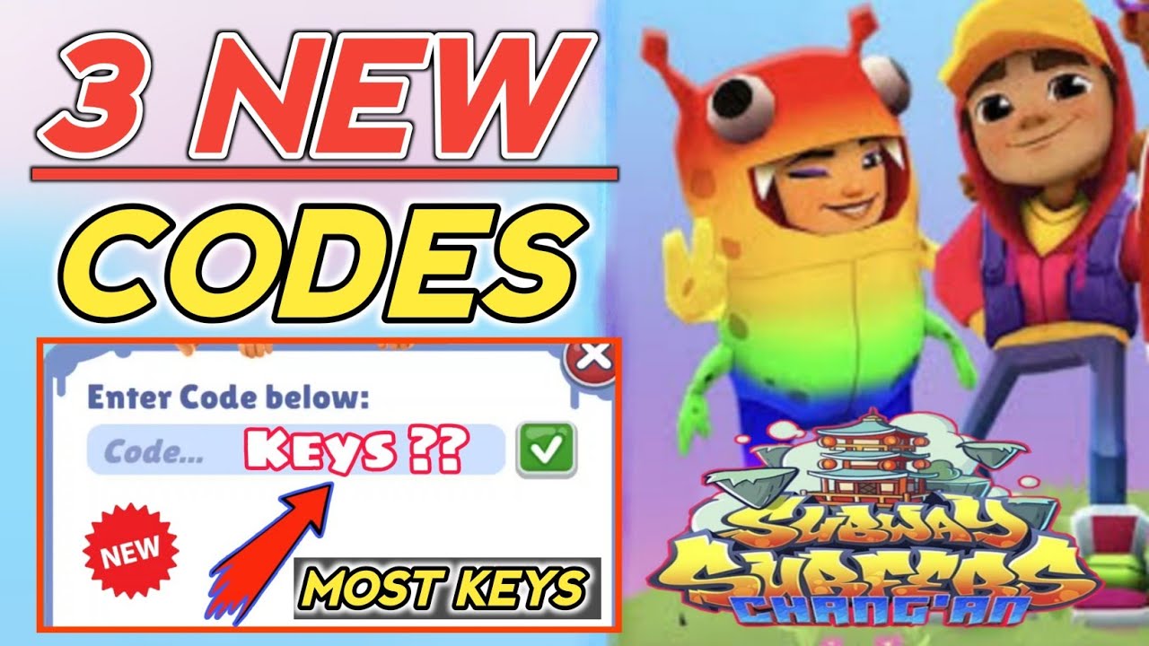 SUBWAY SURFERS CHANG'AN PROMO CODES 2021 - SUBWAY SURFERS UNLOCK CODES - SUBWAY SURFERS CODES