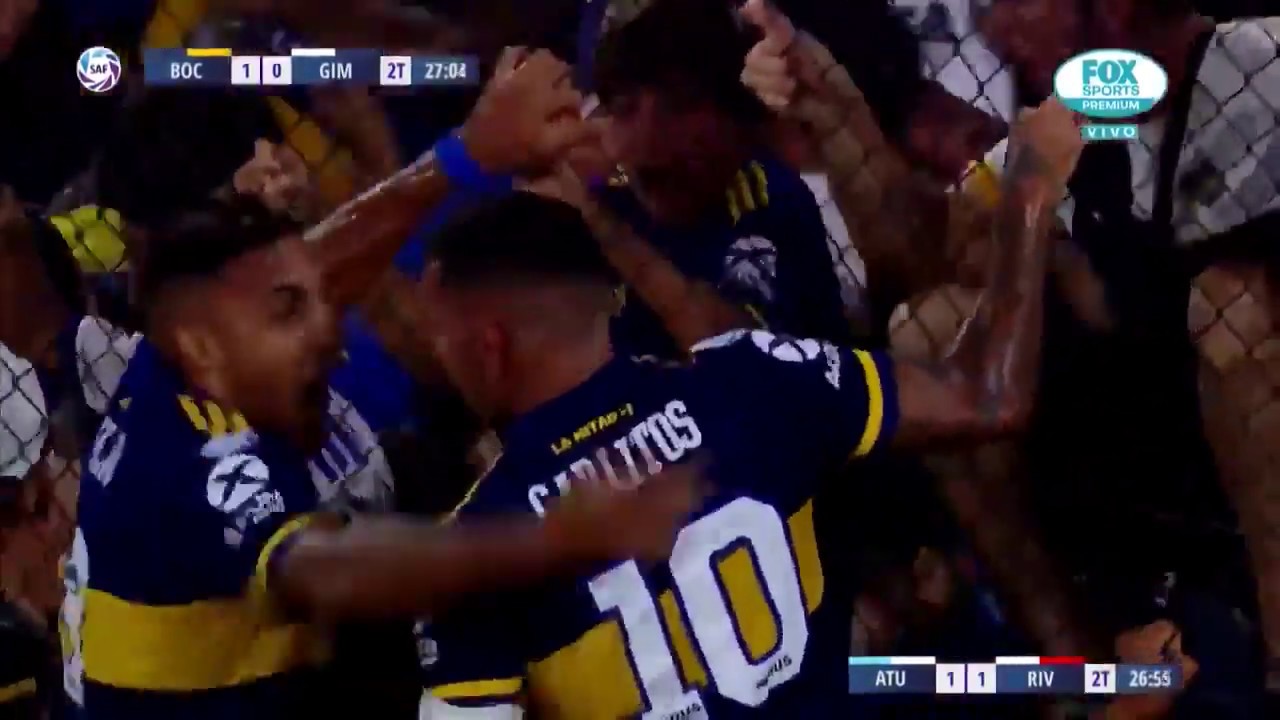 GOL de T&Eacute;VEZ  | Boca 1-0 Gimnasia