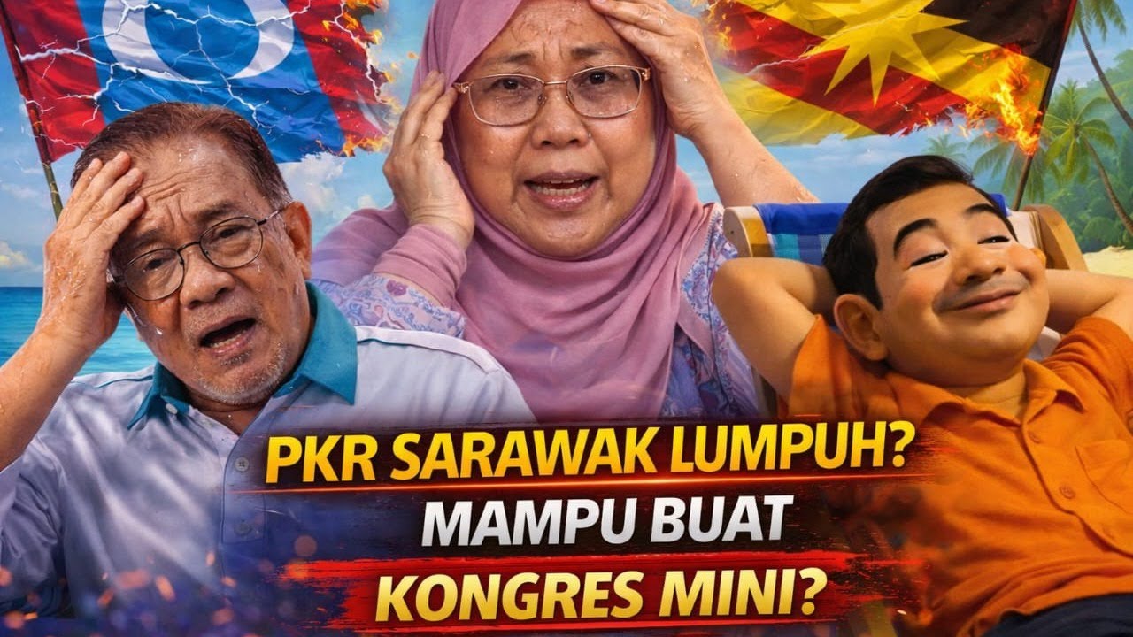 SSLIVE -PKR SARAWAK LUMPUH - BUAT KONGRES MINI PARTI PMX AHLI BOIKOT PKR