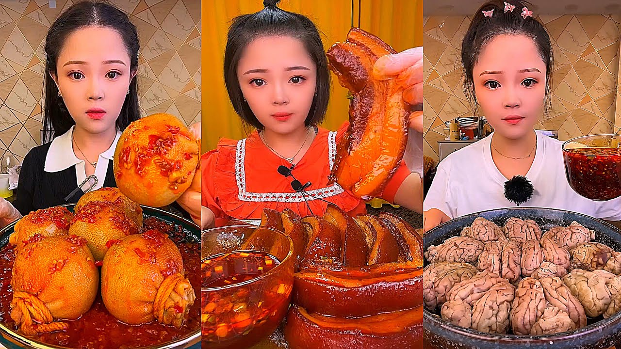 Real Mukbang :) spicy Pork Bellly Soothing Sounds While Enjoying Delicious 먹방 모음이 팅쇼 리얼 사운드 