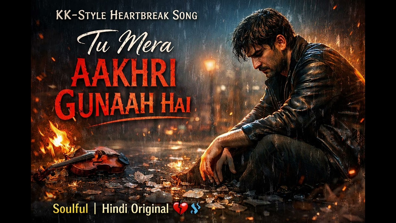 Tu Mera Aakhri Gunaah Hai | KK-Style Heartbreak Song | Soulful Hindi Original