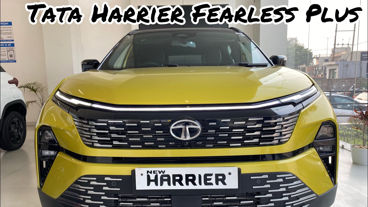 Tata Harrier Fearless Plus | Sunlight Yellow | Top Model |