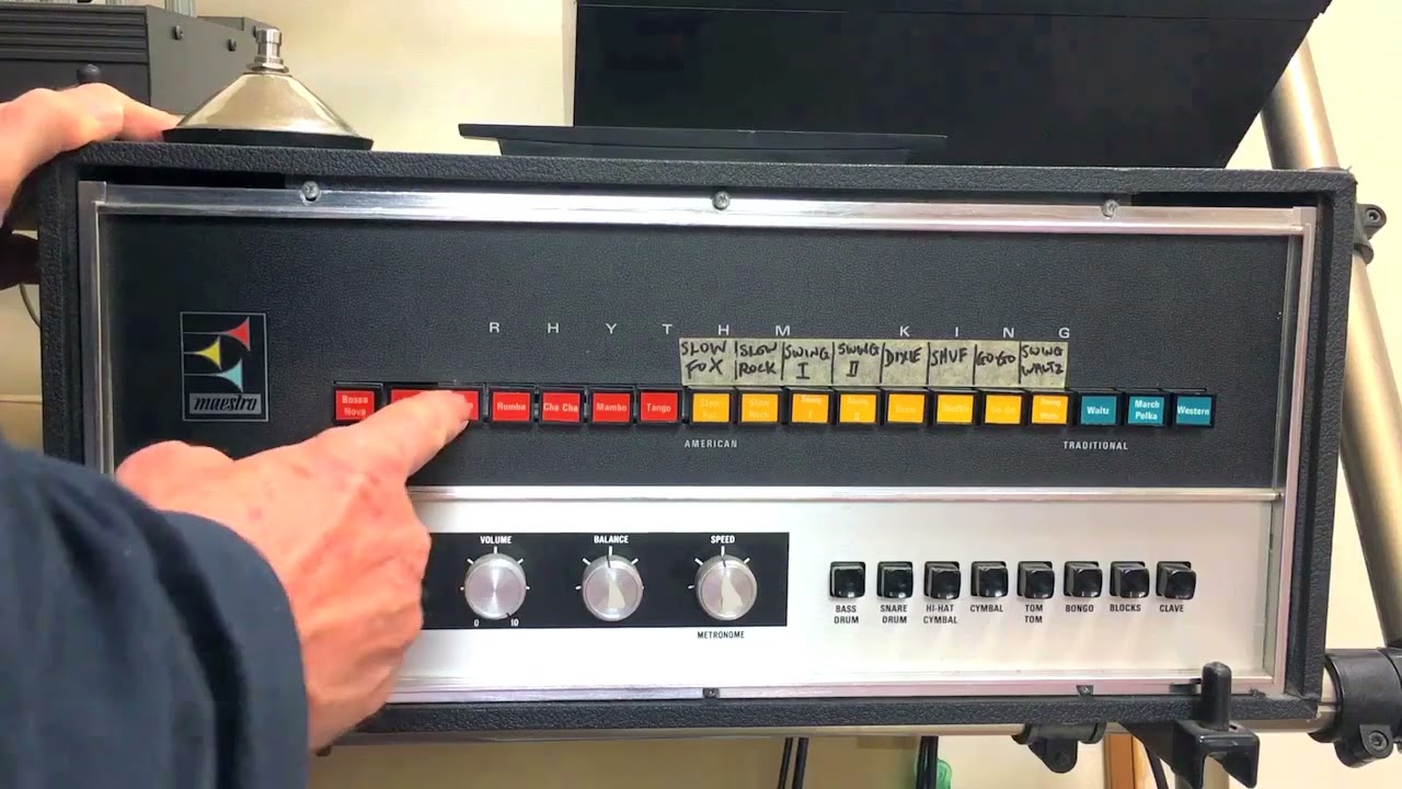 Maestro Rhythm King MRK-2 Drum Machine demo