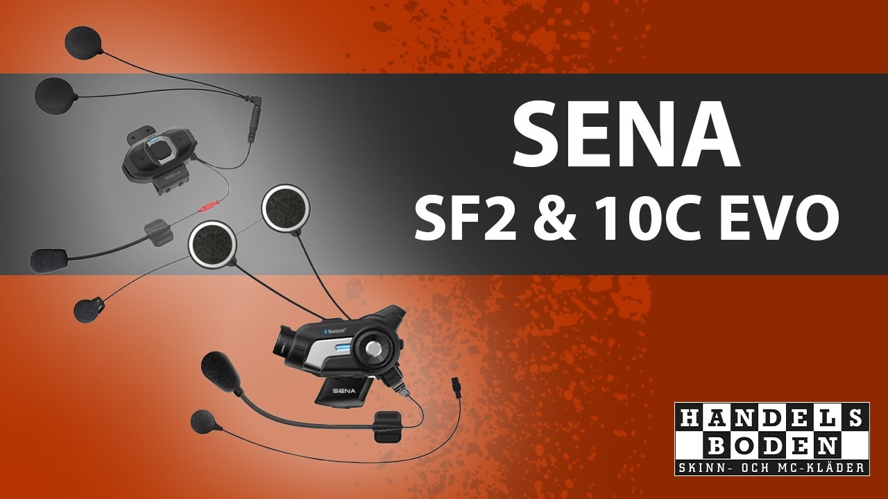 SENA SF2 & 10C EVO - Smarta Intercom-system