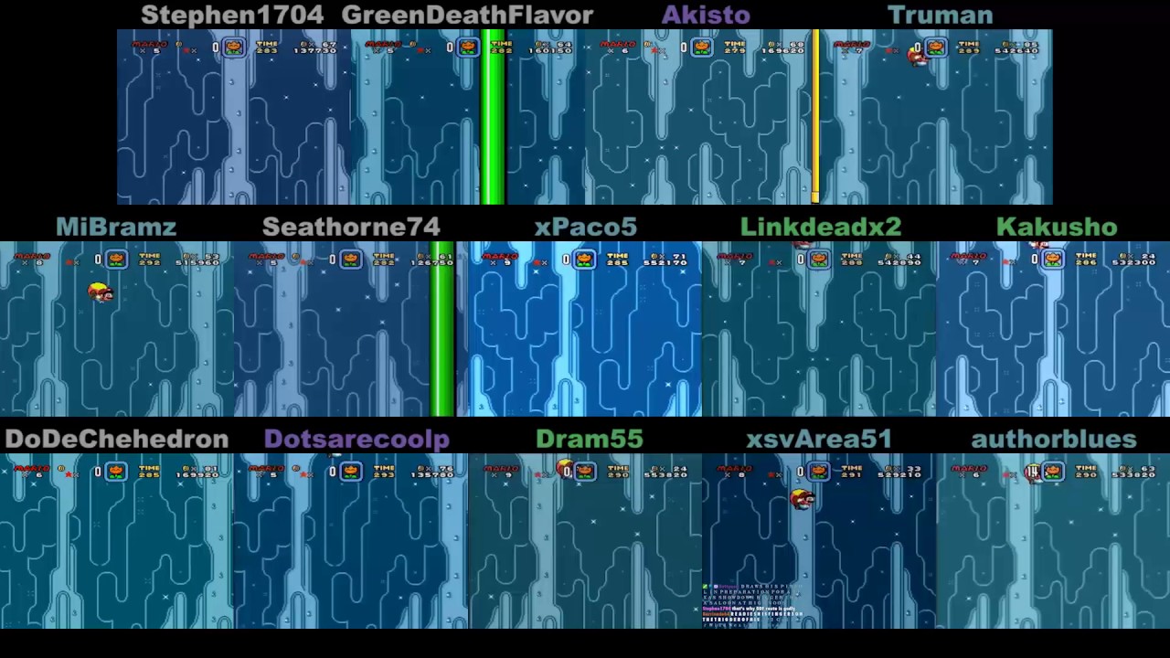 Super Mario World - 96 Exit Comparison [Route Sync]