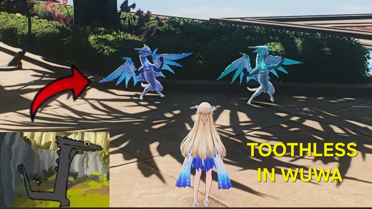 THEY DID NOT JUST ADD TOOTHLESS MEME DANCE IN WUWA 💀
