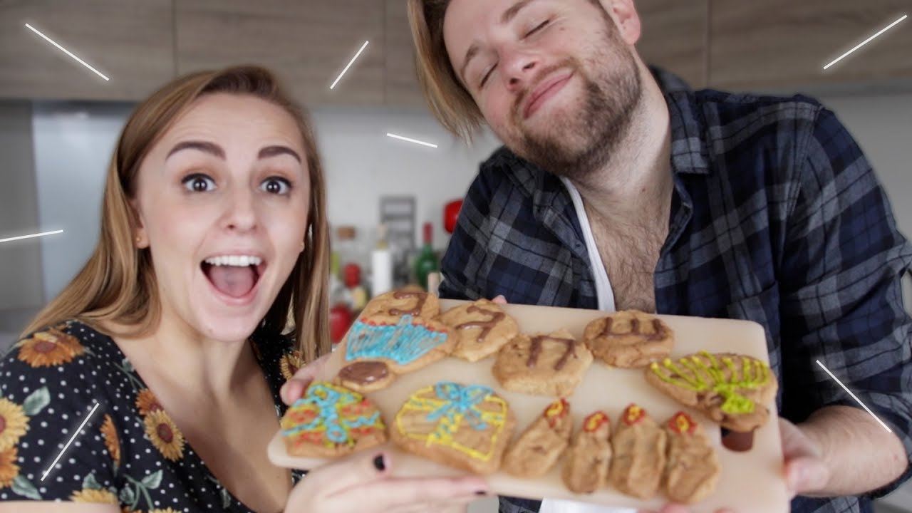 Baking Chanukah Cookies with Daniel J. Layton | Hannah Witton