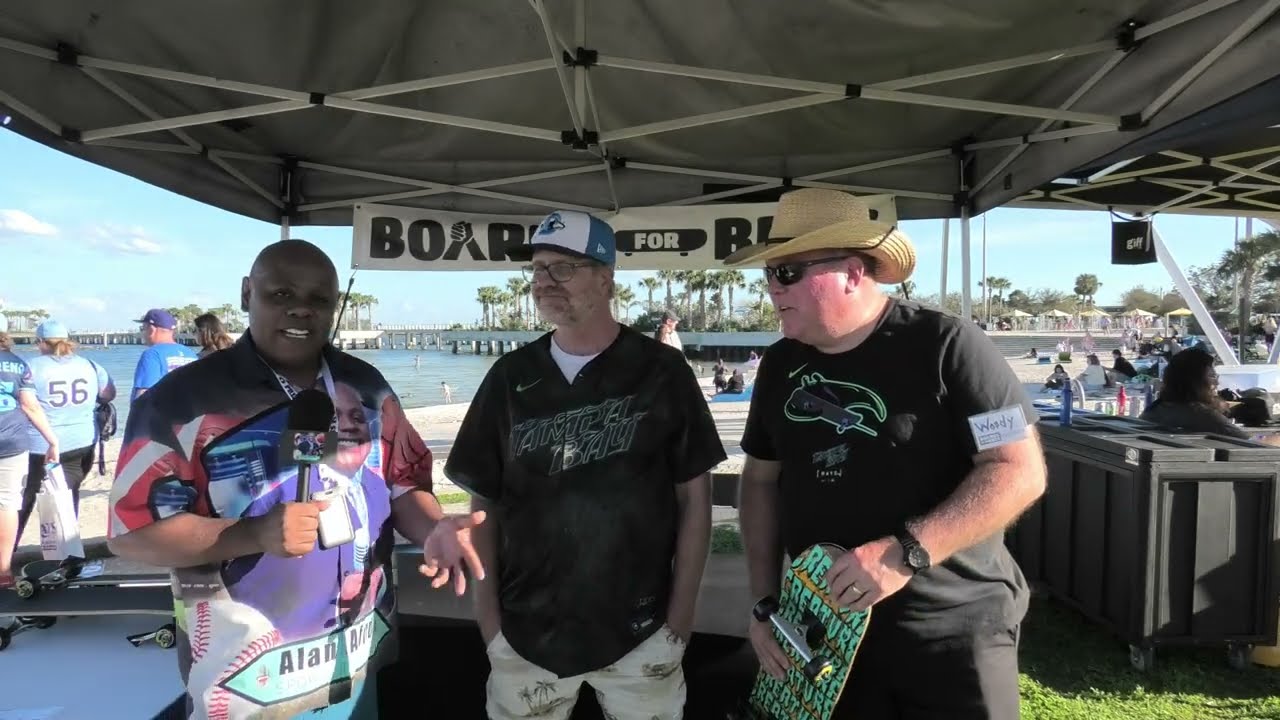 Boards for Bros - Changing Lives one Skateboard at a Time at MLB Tampa Bay Rays Fan Fest!!!