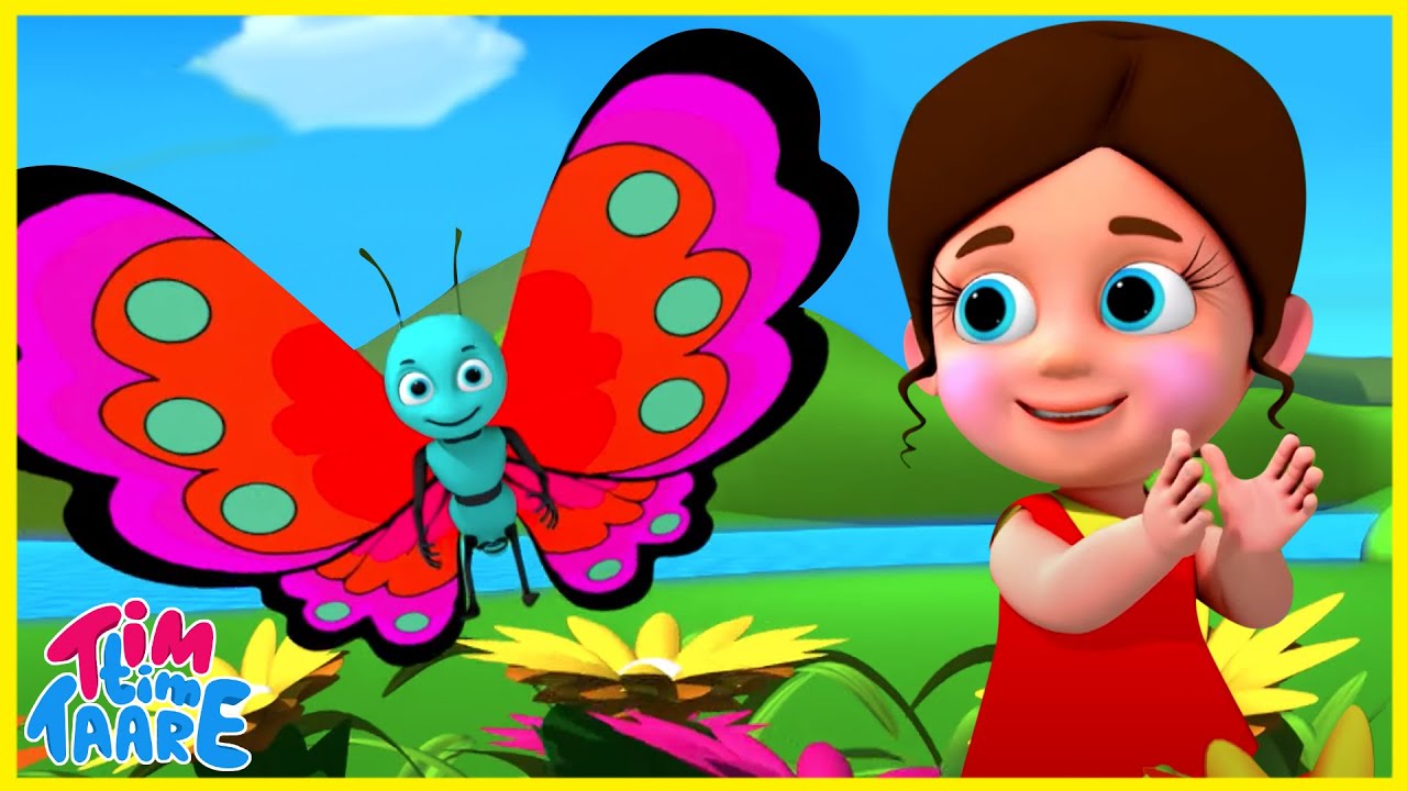 Titli Rani Badi Sayani, तितली रानी बड़ी सयानी, Hindi Cartoon Song and Nursery Rhymes