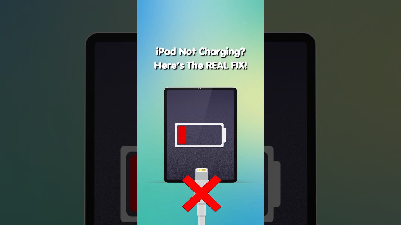 iPad Not Charging? Here&rsquo;s The REAL FIX! #ipadtutorial