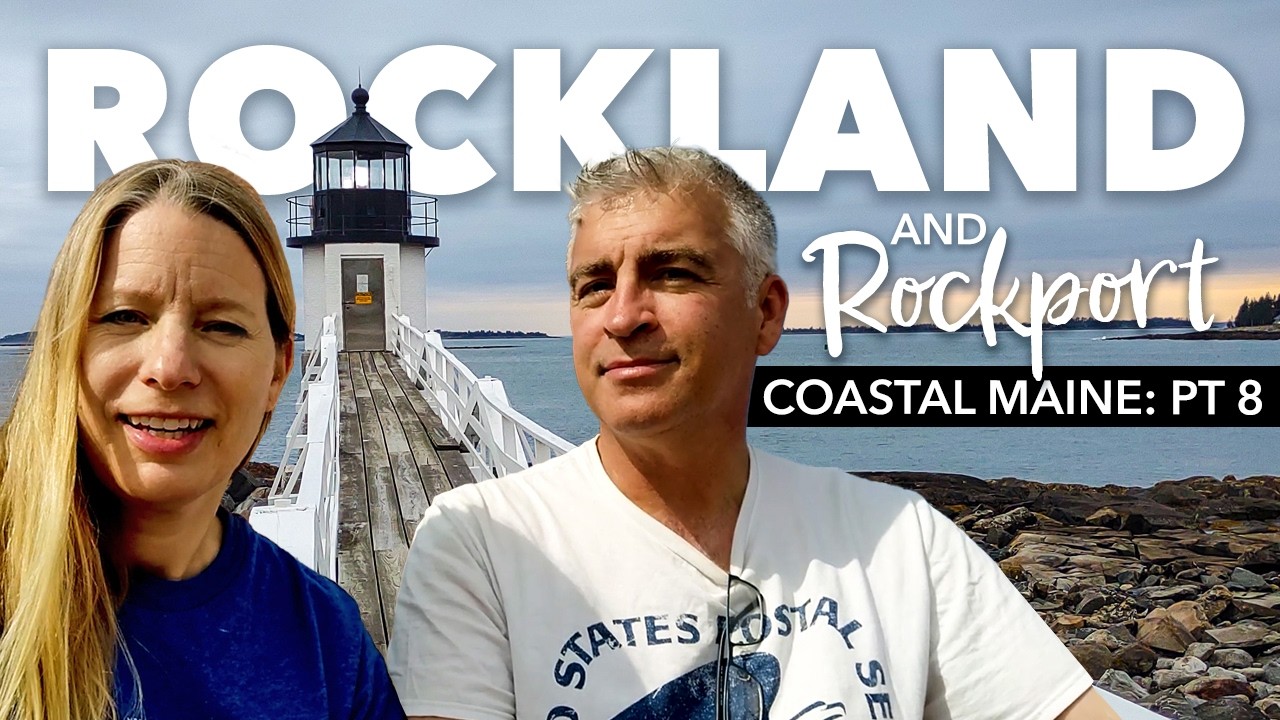 Regular van life, lighthouses & coastal Maine charm (Rockland & Rockport on New England road trip)