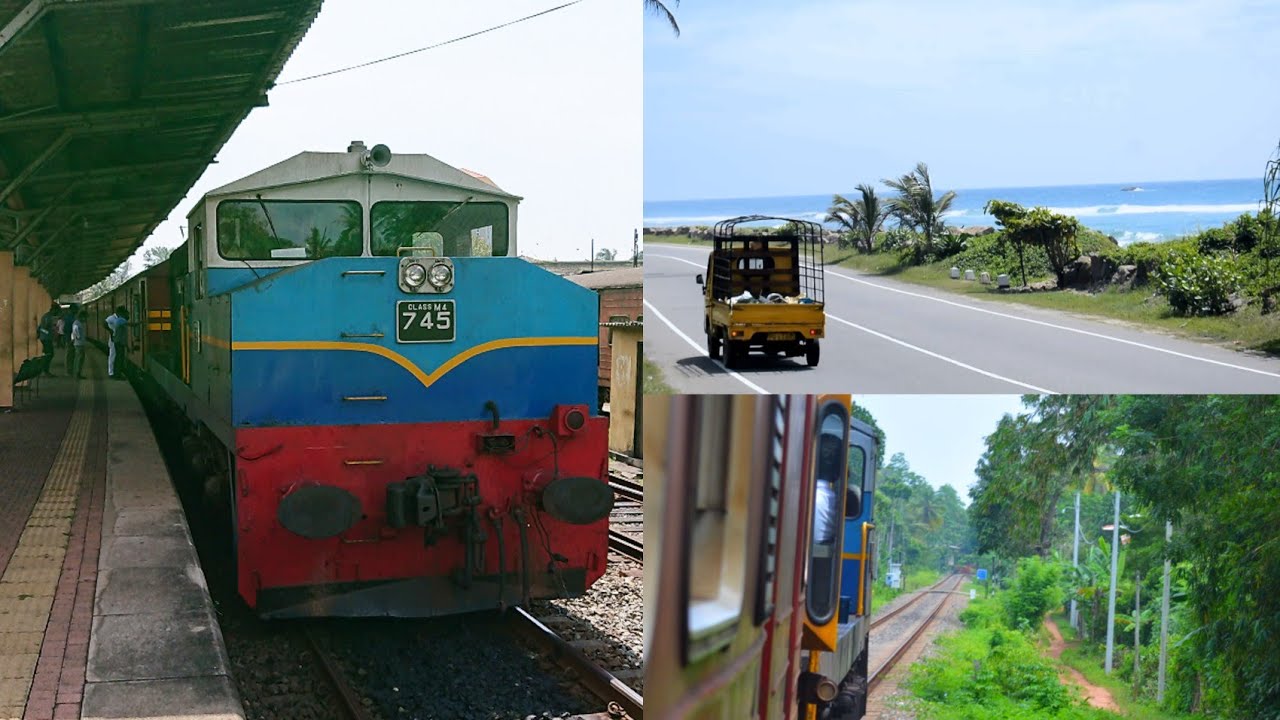 Galle To Matara Full Train Journey with Class M4 Locomotive | Southern Coastal Railway - 2