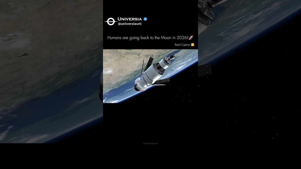 Humans Return to the Moon! NASA Artemis II Mission 2026  #artemismission #artemis