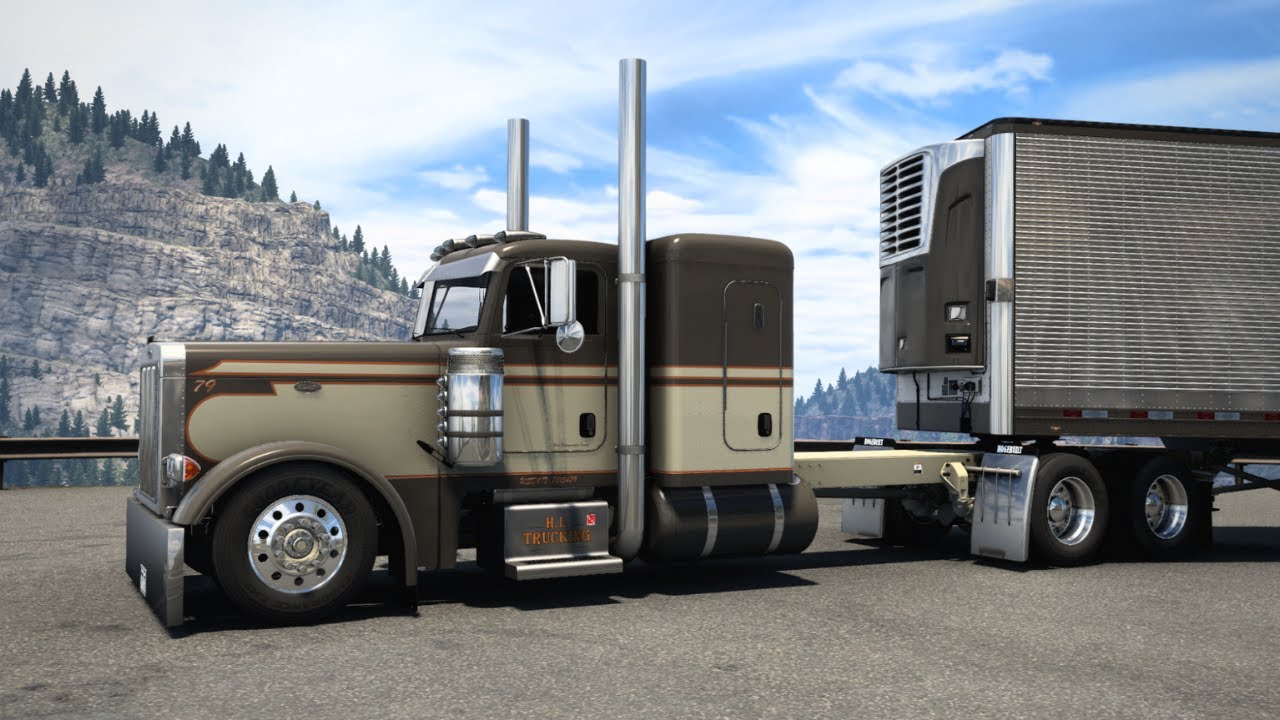 Peterbilt 379 - (Brand New Trailer Mod) - DDC Custom Utility Reefer - American Truck Simulator