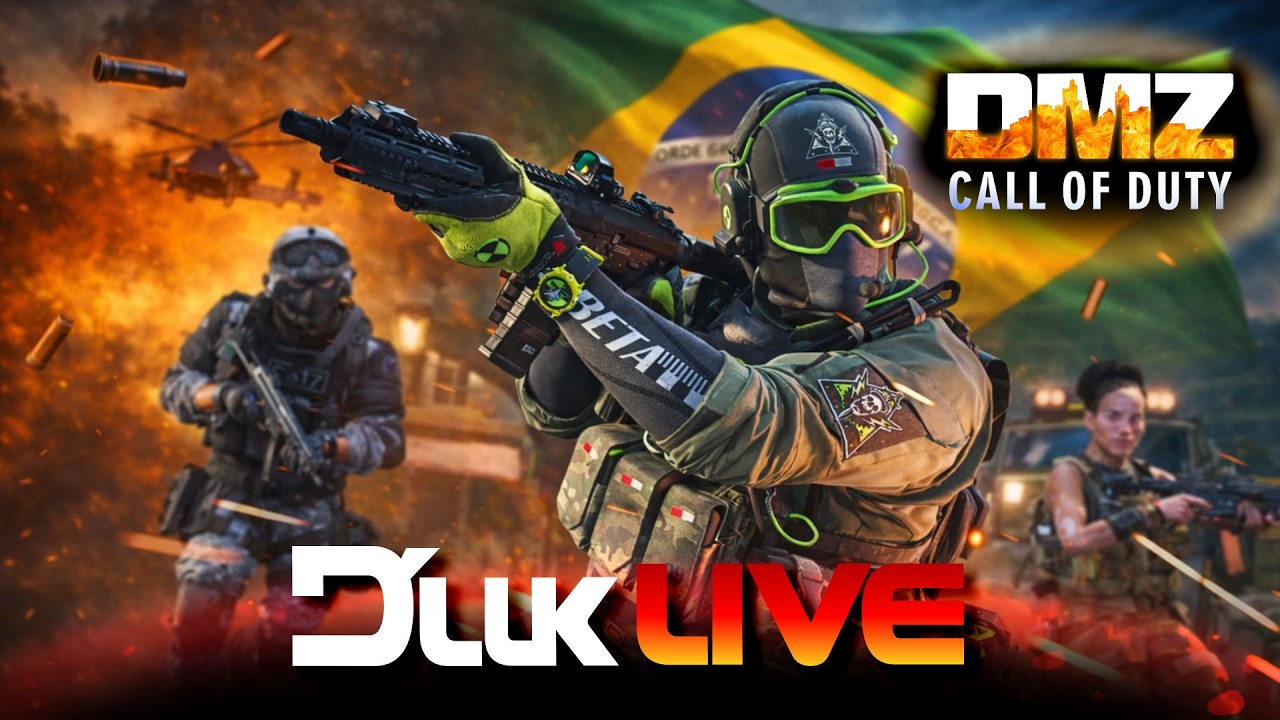 🟢 LIVE ON 🎮 DMZ o início. Contratos, Melhorias e Missões 💀 Call Of Duty 🇧🇷 DLuk Live (PS5) 🦉