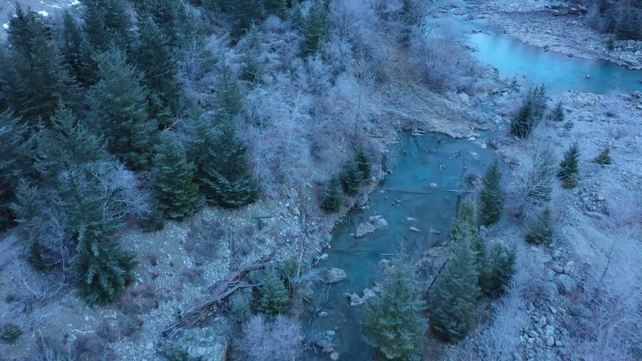 Bridge River at Bluenose Side Channel - February 2024