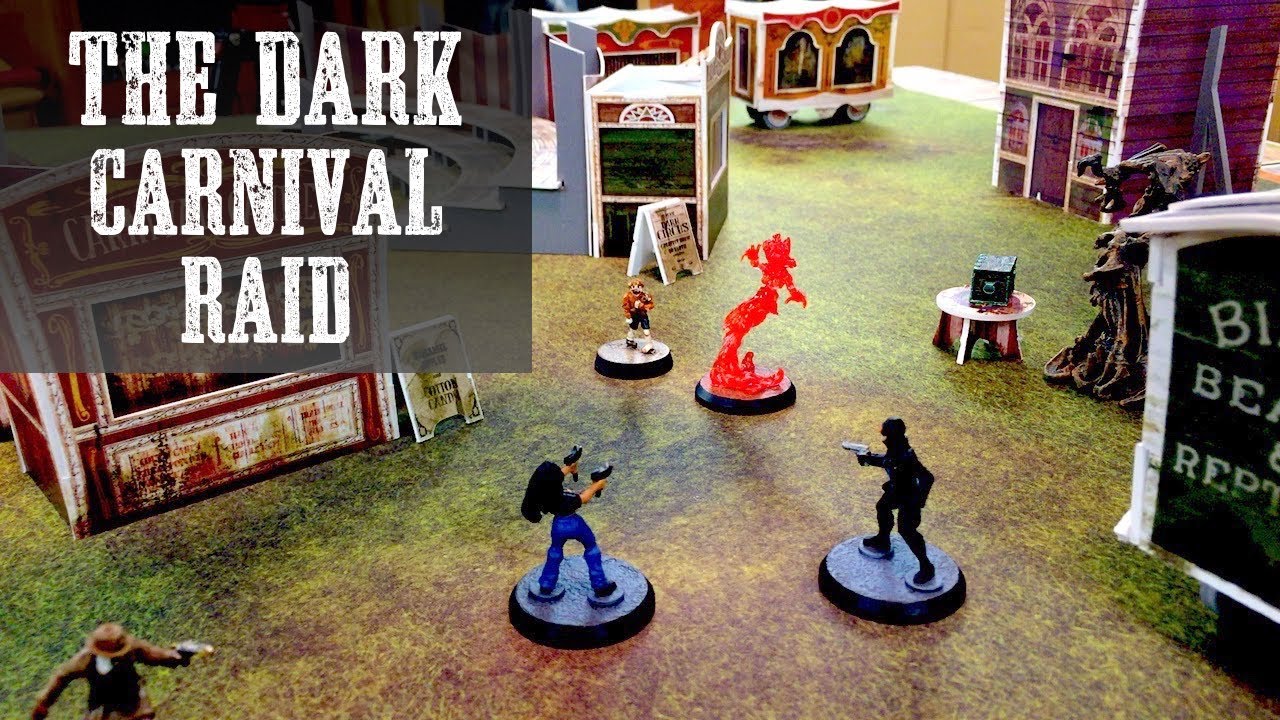PULP ALLEY Battle Report, the Dark Carnival Raid