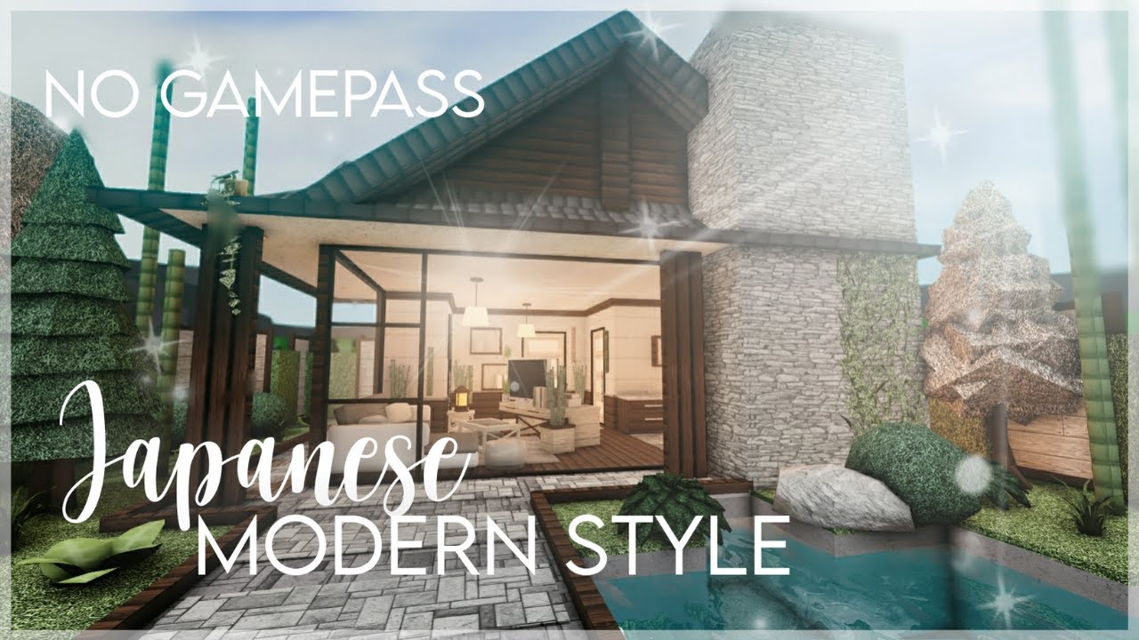 Minami Oroi Bloxburg Speedbuild and Tour - No Gamepass Japanese Modern Style - August 4 2021