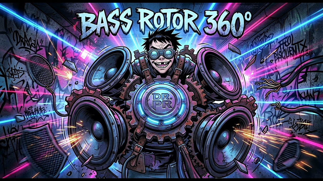 Dr. PR - BASS ROTOR 360 [Official 16D Audio &bull; 140 BPM &bull; Industrial Rave]