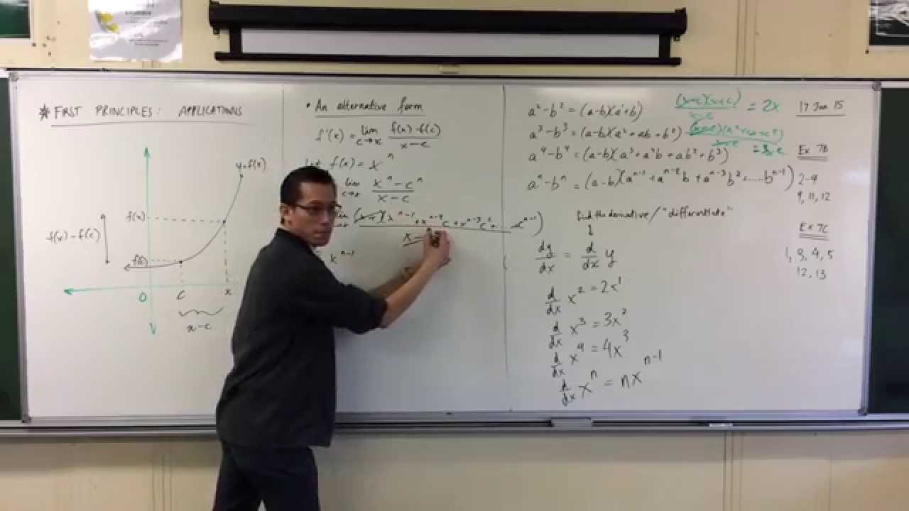 Deriving a Rule for Differentiating Powers of x