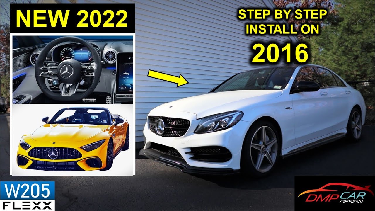 NEW TOUCH steering wheel upgrade on Mercedes C300 (W205) 2015+