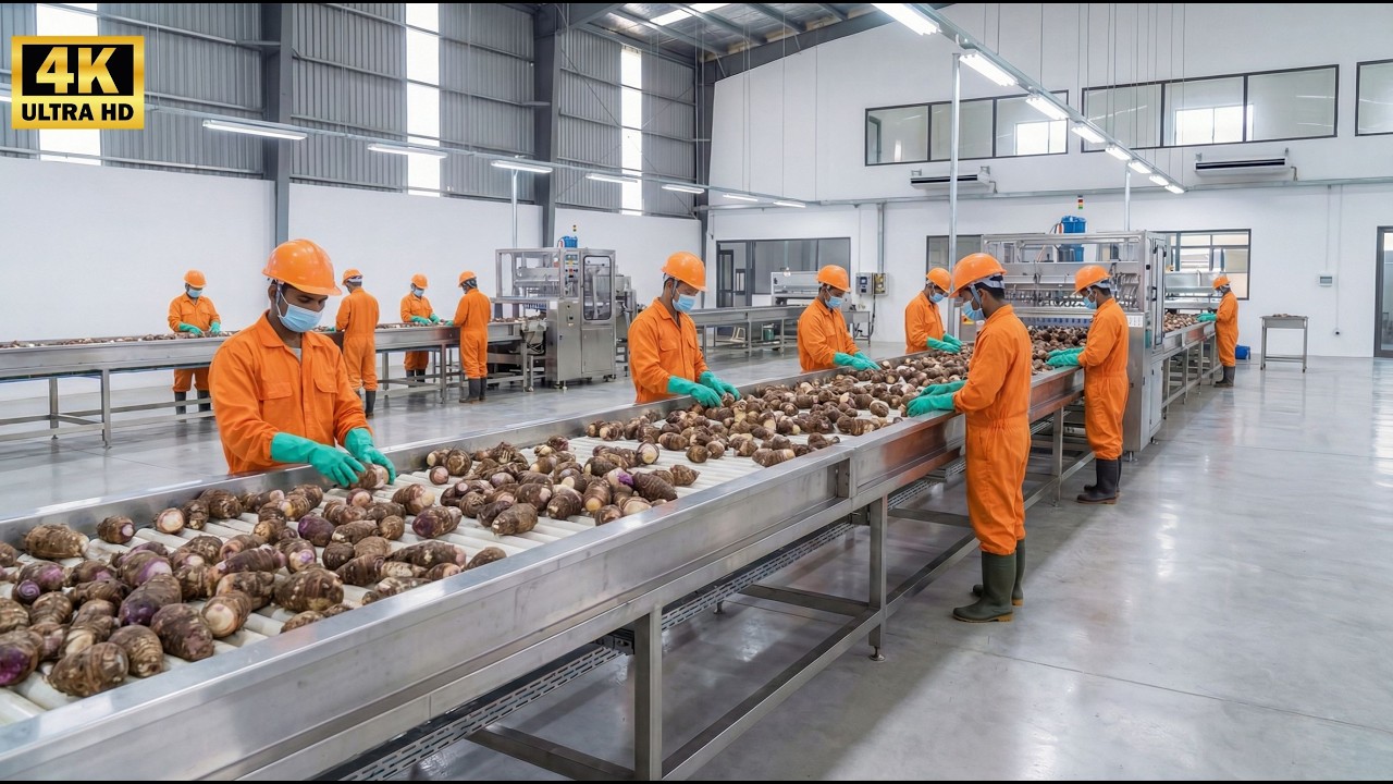 MILLIONS of Chips Per Day – The UNSTOPPABLE Speed of Modern Taro Factory
