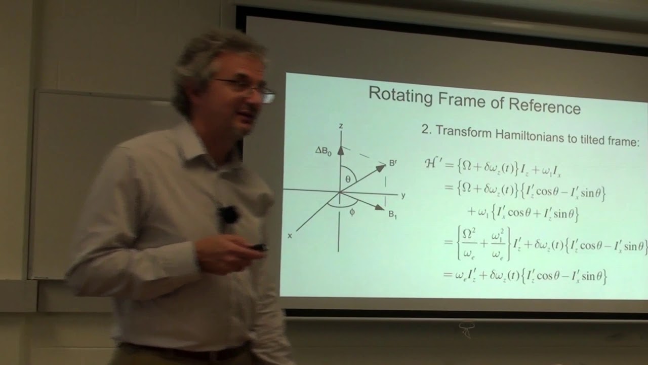 NMR Relaxation Lecture 4: Rotating Frame Relaxation