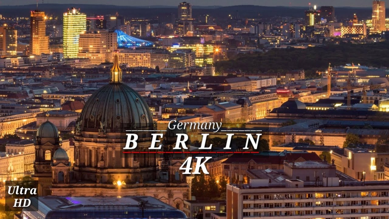 Berlin Germany by drone || 4k ultra HD Resolution || 2023