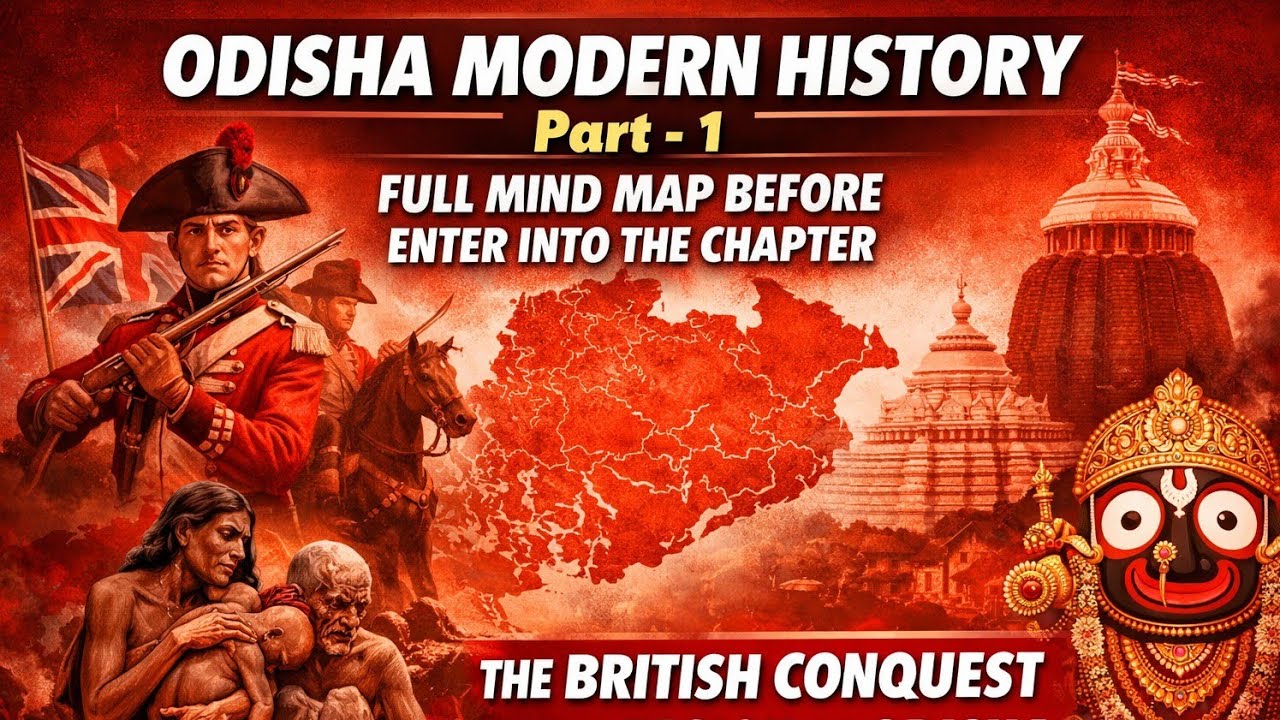 Part-17 | Odisha Modern History| Full Mind Map + British Conquest Of Odisha #Trending #odishahistory