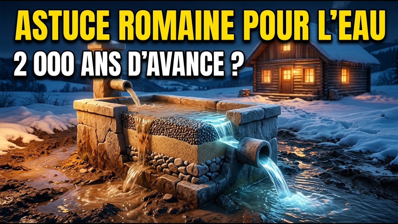 L’astuce « interdite » de l’eau romaine qui purifiait les rivières — 2 000 ans en avance sur nous ?