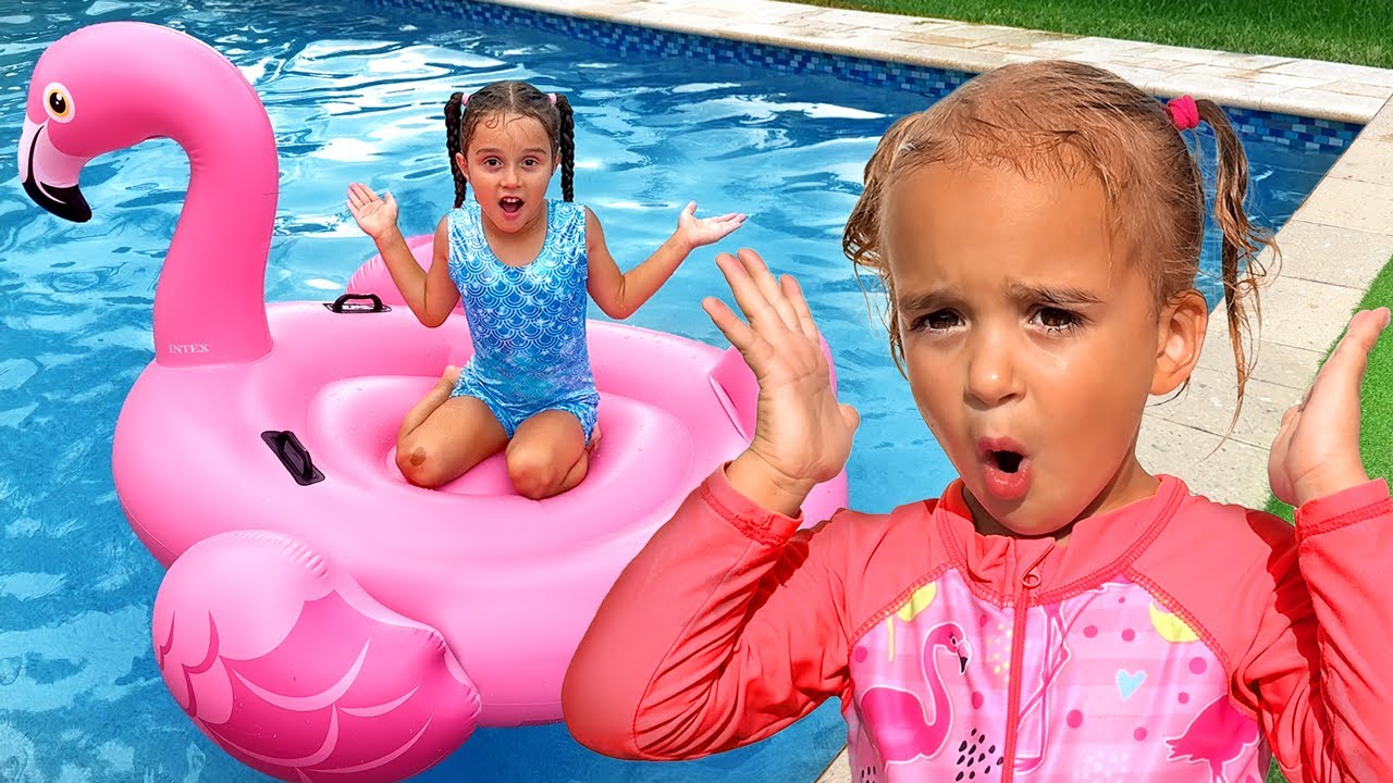 Alice plays and learns rules of conduct in the Pool