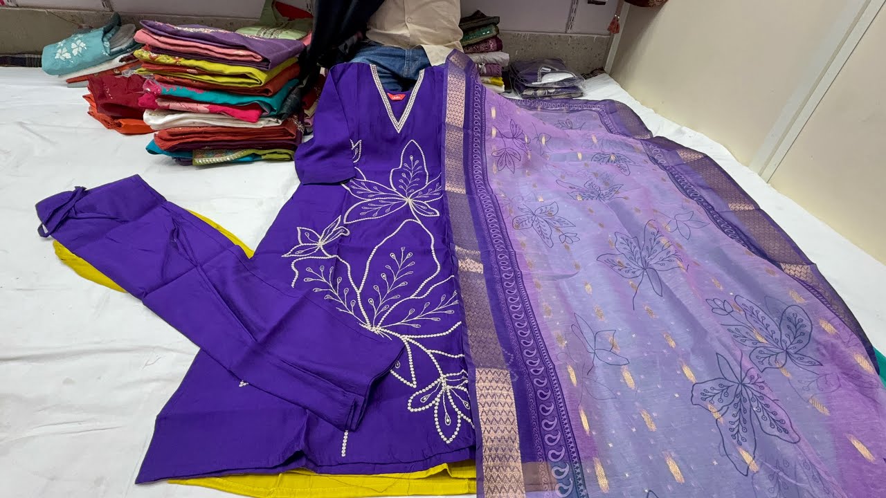 Chickpet Wholesale Party wear, Cotton Kurti sets & Plus Size Kurti Sets. Single piece courier avail.