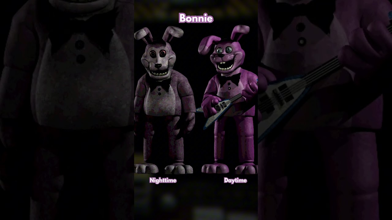 Graveyard Shifts at Freddy's Nighttime Vs Daytime Animatronics