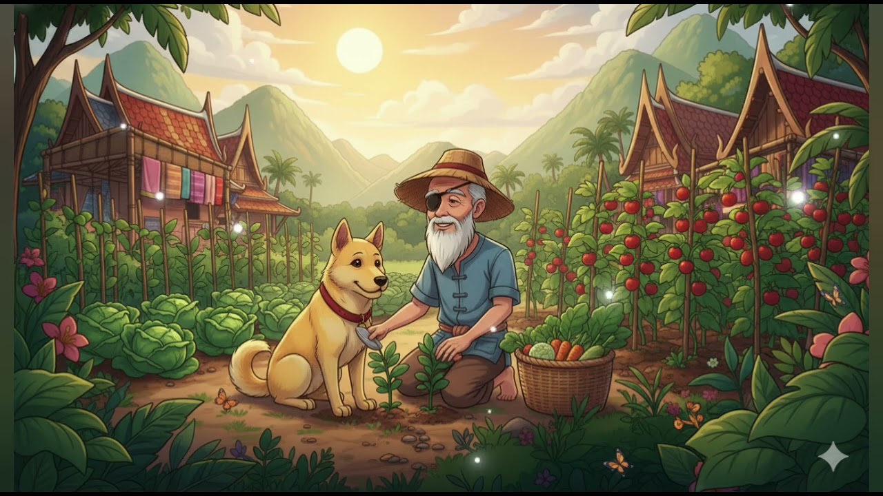นิทาน ชายตาบอดกับหมาแสนรู้ #นิทานก่อนนอน #นิทาสอนใจ#นิทานไทย #นิทานพื้นบ้าน 