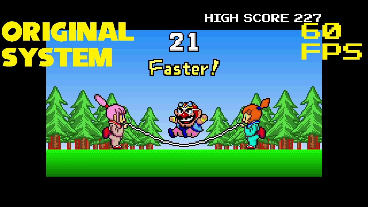 16. (Native 60 FPS GBA) Jump Forever - WarioWare, Inc.: Mega Microgames!