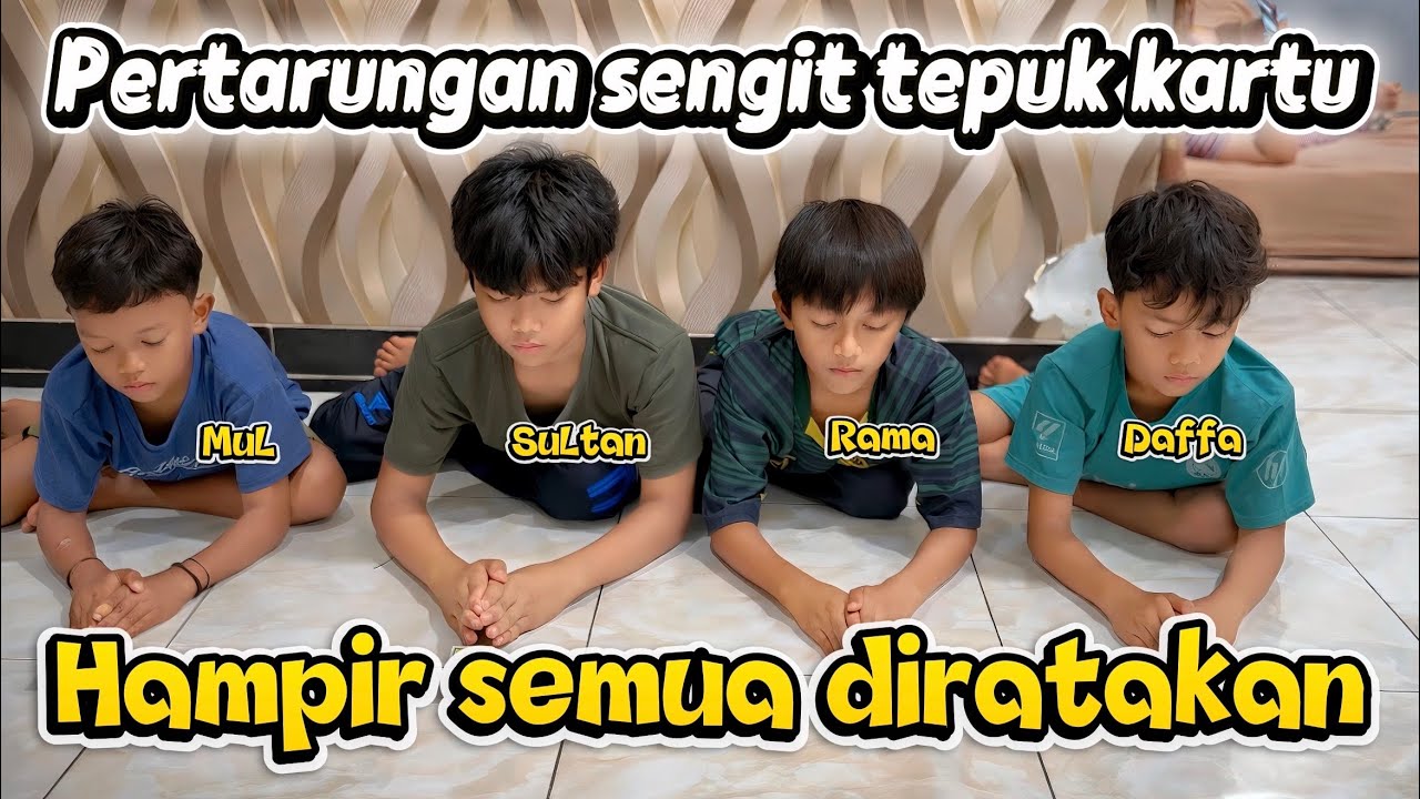 PERTARUNGAN SENGIT 🔥 TEPUK KARTU 🔥 RAMA SULTAN MUL HAMPIR DIBIKIN ZONK