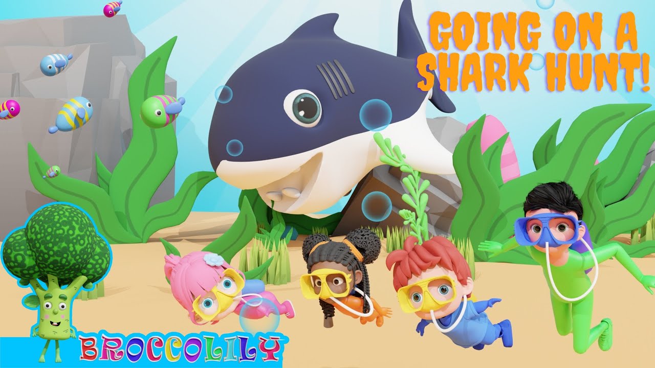 WE’RE GOING ON A SHARK HUNT | Brain Break | Preschool Song #nurseryrhymes #kidssongs
