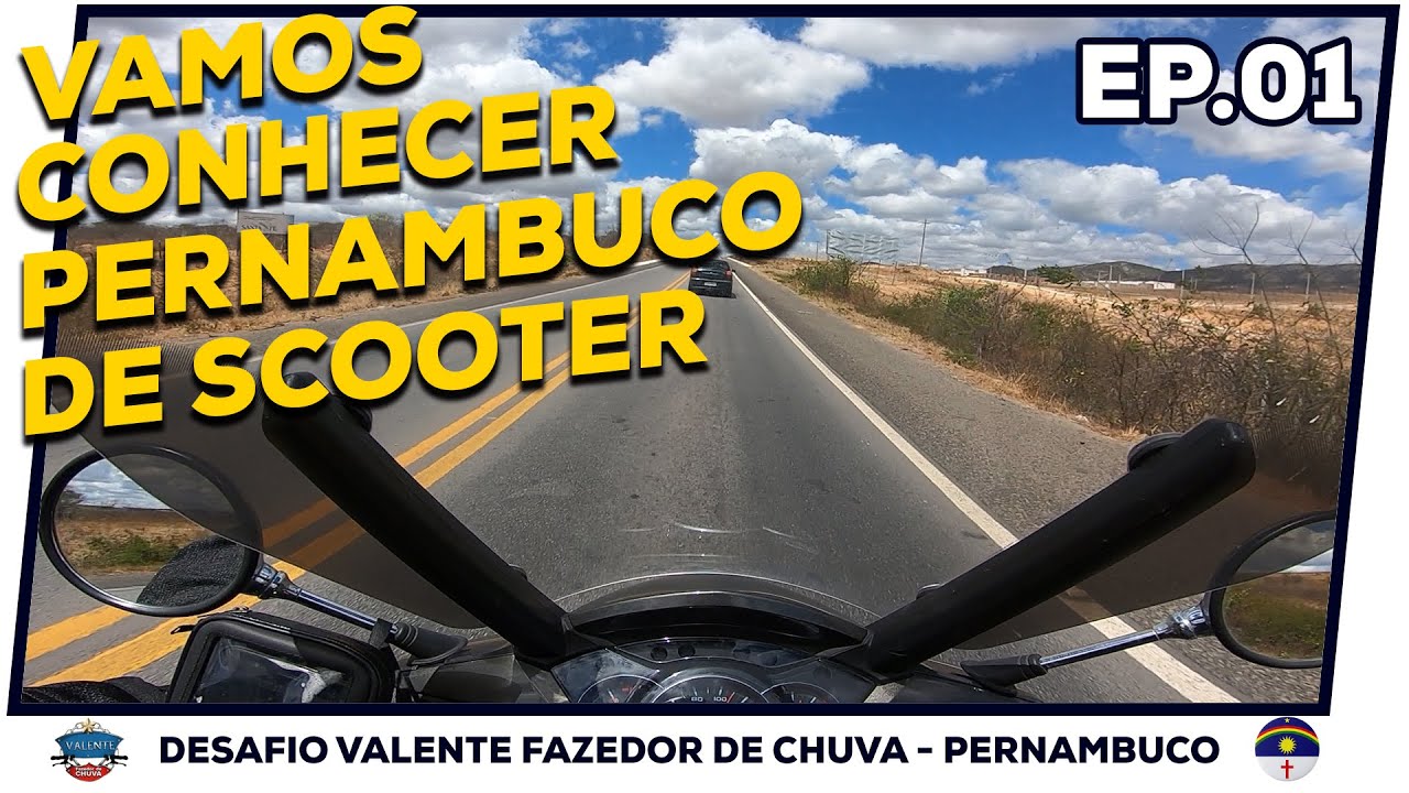 Viajando de Scooter em Pernambuco - Recife - Arcoverde | EP01 - VFC-PE