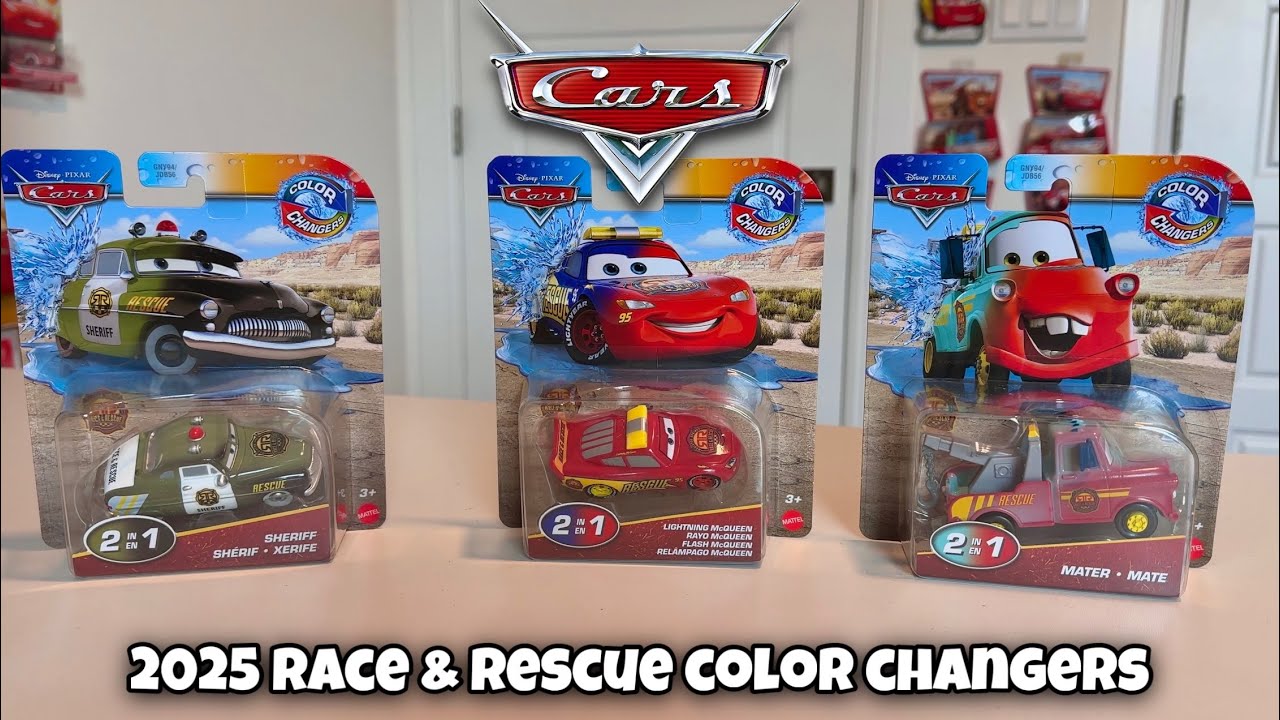 2025 Disney Cars Race & Rescue Color Changers Assortment: The Good, Mediocre, & Bad?