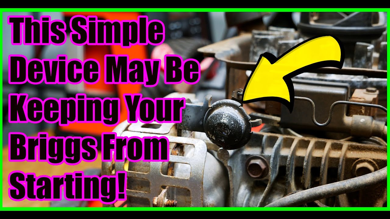 How Does The Auto Choke Work on a Briggs & Stratton?  No Start Problem..