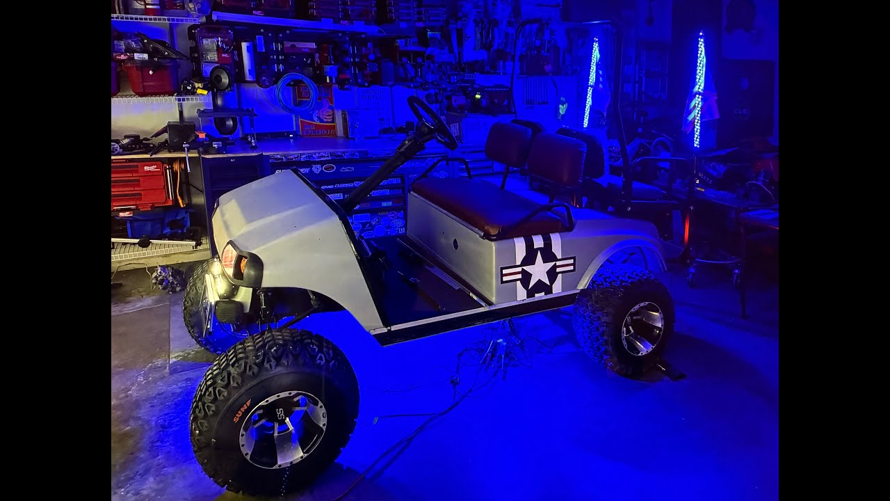 The Golf Cart gets Fresh Paint!