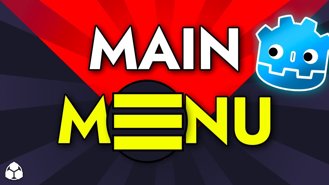 Making a Main Menu in Godot is EASY