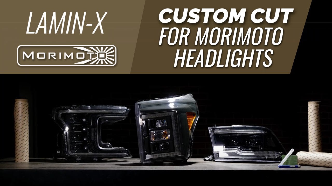 SAY GOODBYE TO SCRATCHES & ROCK CHIPS FOREVER - Lamin-X Protective Headlight Film